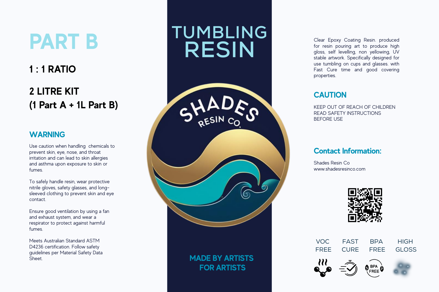 Shades Resin Co - Tumbling Resin