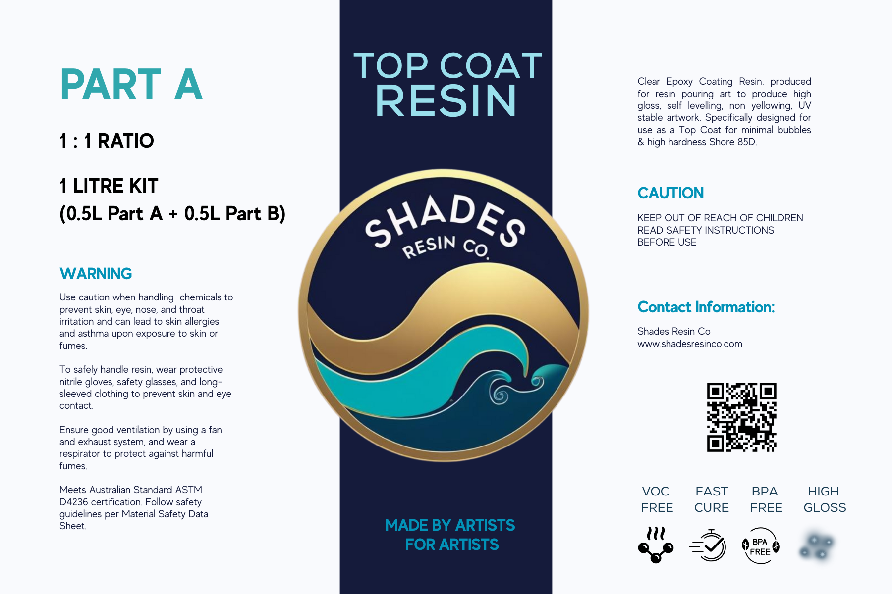 Shades Resin Co - Top Coat Resin