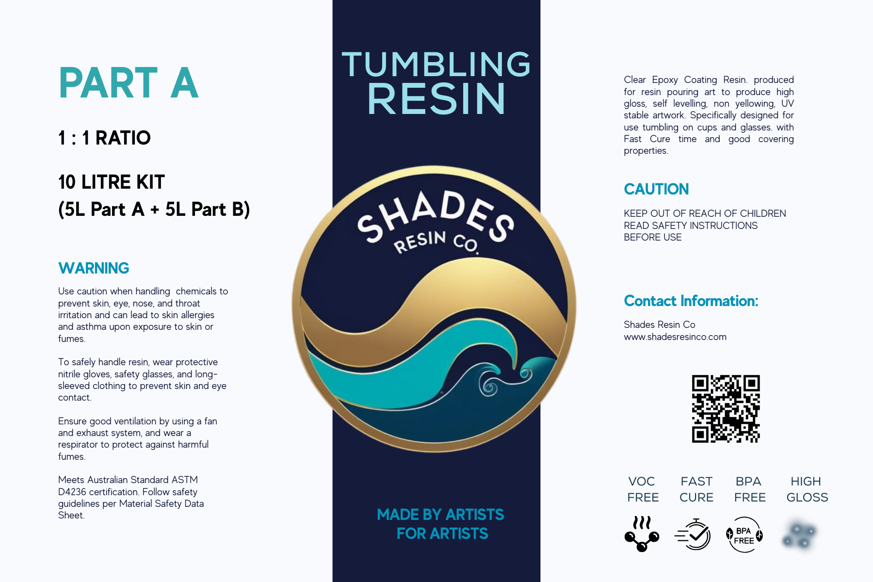 Shades Resin Co - Tumbling Resin